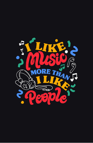 I Like Music More Than I Like People