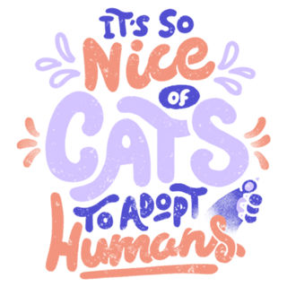 It's So Nice Of Cats To Adopt Humans