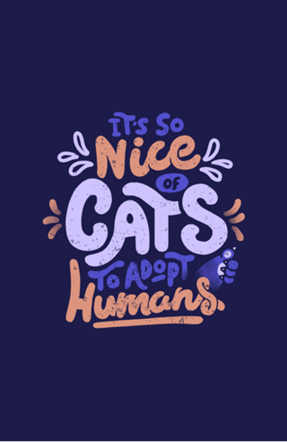 It's So Nice Of Cats To Adopt Humans