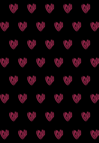 Love in a Heart Shape Viva Magenta
