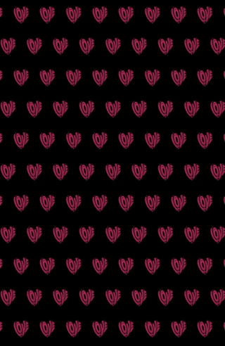 Love in a Heart Shape Viva Magenta