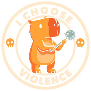 I Choose Violence Funny Capybara