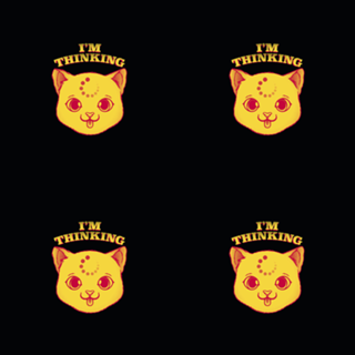 I'm Thinking Funny Cat