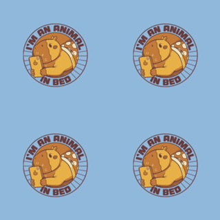 I'm an Animal in Bed Capybara