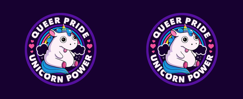 Queer Pride Unicorn Power
