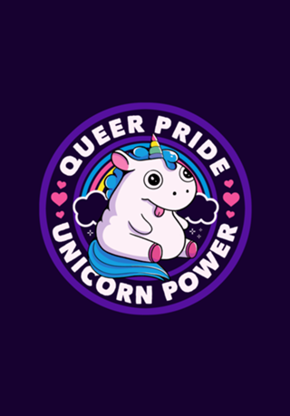 Queer Pride Unicorn Power