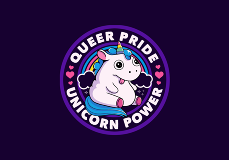 Queer Pride Unicorn Power