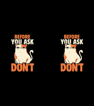 Before You Ask Don't