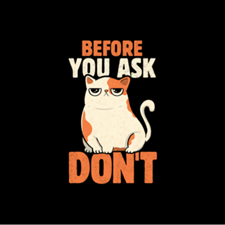 Before You Ask Don't