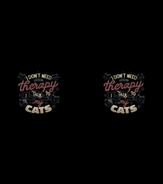 I Don’t Need Therapy I Talk To My Cats