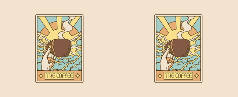 The Coffee Tarot Card