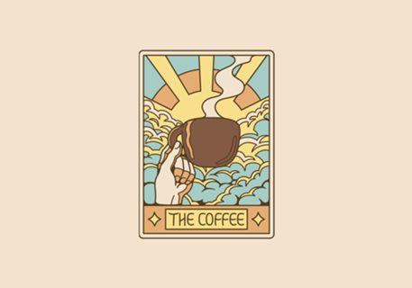 The Coffee Tarot Card