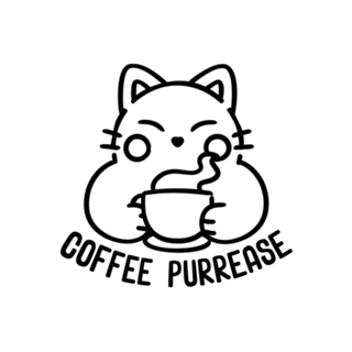One More Coffee Please Cat