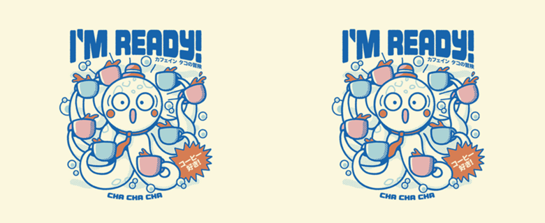 I'm Ready Coffee Octopus Blue