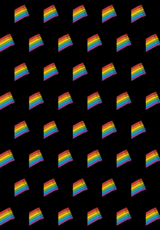 Flying Rainbow Cats Lines