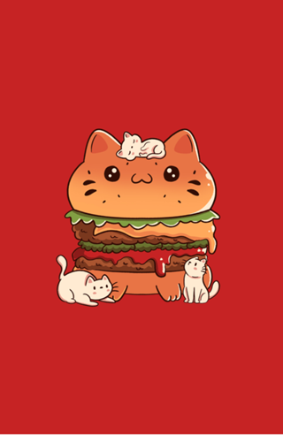 Catnivore Diet Funny Cat Red