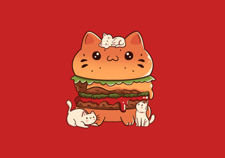 Catnivore Diet Funny Cat Red