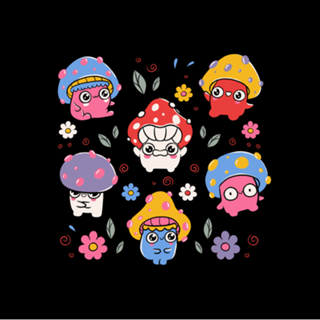 Cute But Psychedelic Mushrooms
