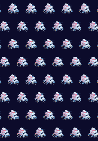 Frozen Truck Kawaii Penguins
