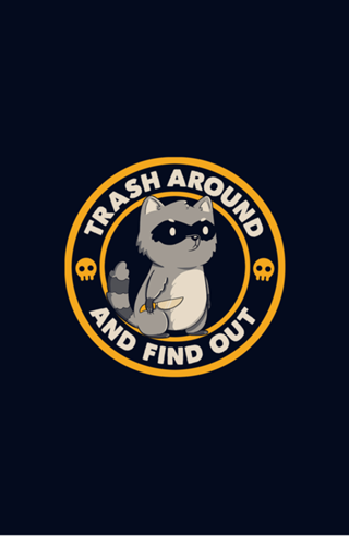 Trash Around Raccoon