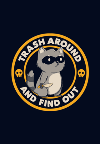Trash Around Raccoon
