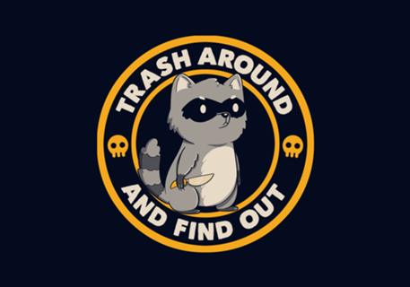 Trash Around Raccoon