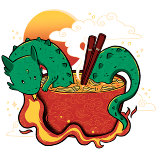 Hot Noodle Kawaii Dragon