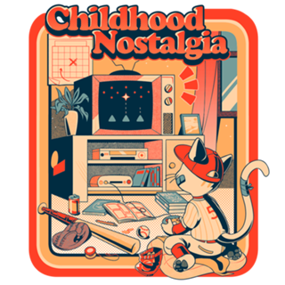 Childhood Nostalgia Orange