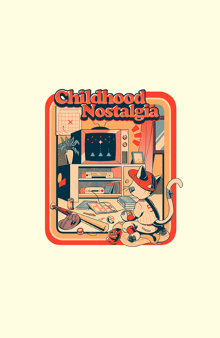 Childhood Nostalgia Orange