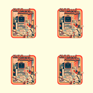 Childhood Nostalgia Orange
