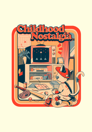 Childhood Nostalgia Orange