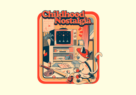 Childhood Nostalgia Orange
