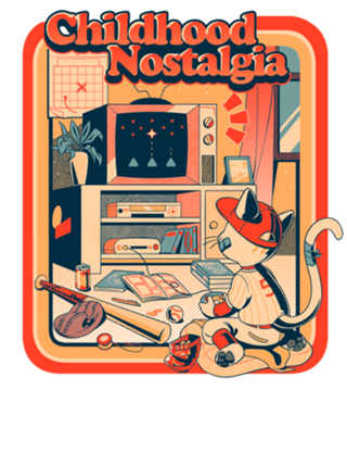 Childhood Nostalgia Orange