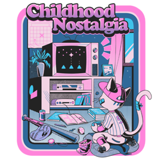 Childhood Nostalgia Blue