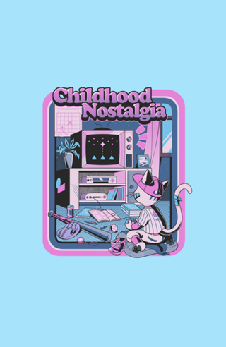 Childhood Nostalgia Blue