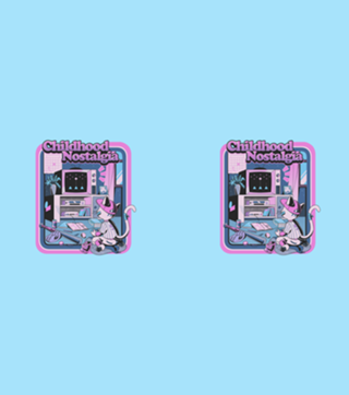 Childhood Nostalgia Blue