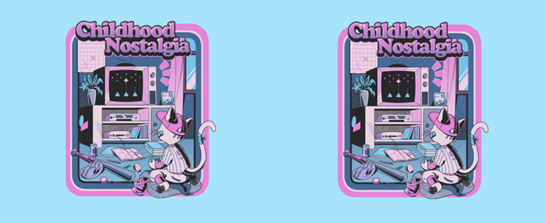 Childhood Nostalgia Blue