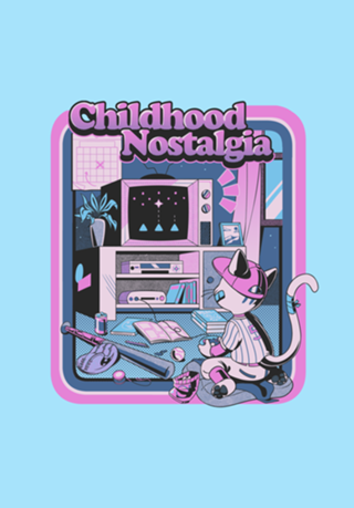 Childhood Nostalgia Blue