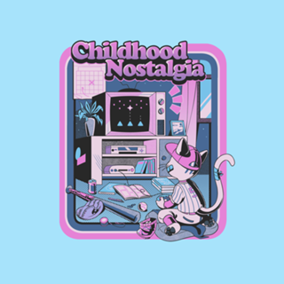 Childhood Nostalgia Blue
