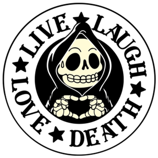 Live Laugh Love Skeleton