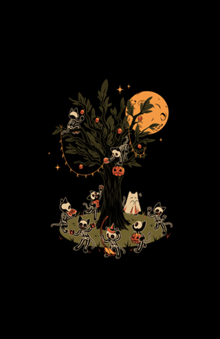 Black Cats Tree