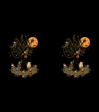 Black Cats Tree