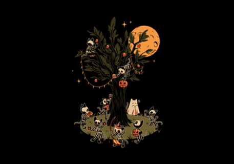 Black Cats Tree