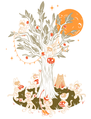 Black Cats Tree