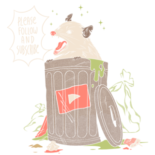 Please Follow and Subscribe Opossum