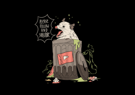 Please Follow and Subscribe Opossum
