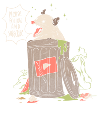 Please Follow and Subscribe Opossum