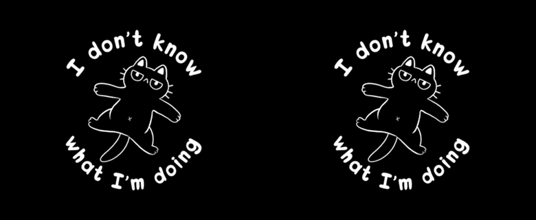 I Don't Know What I'm Doing Cat