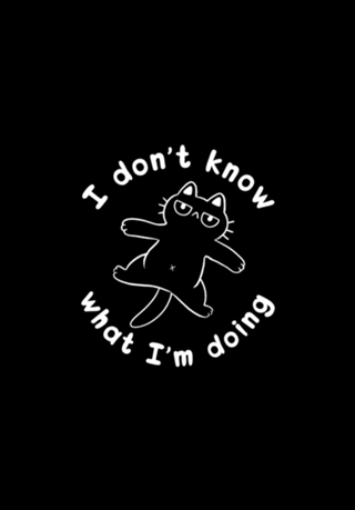 I Don't Know What I'm Doing Cat
