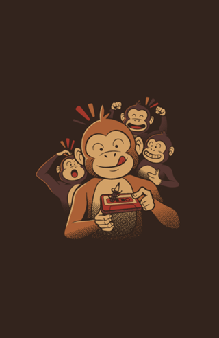 Monkey Business Old Cassette Pencil 80's
